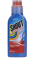 Single Shout Advanced ultra concentrated gel set-in stain scrubber bottle with brush cap