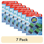 Seven overlapping Soft Scrub Duo-Cubes Alpine Fresh blister packs arranged with a '7 Pack' label below.