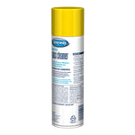 Rear view of Sprayway glass cleaner aerosol can showing usage instructions and ingredient text