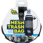 Packaged Star brite mesh trash bag retail card showing product image, brand logo and bold "MESH TRASH BAG" text