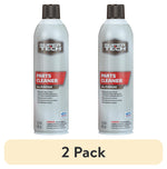 Two Super Tech parts cleaner aerosol cans on white background with a beige banner reading “2 Pack” below.