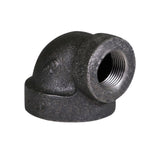 Supply Giant cast-iron 90° reducing street elbow showing threaded female opening and textured finish