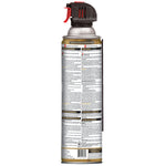 Rear view of a Spectracide Terminate foam aerosol can showing the label's directions and precautionary text panel.