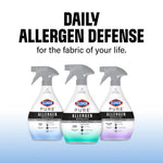 Three Clorox PURE Allergen Neutralizer bottles under headline 'Daily Allergen Defense'