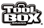 Black and white ToolBox brand logo with bold stacked lettering and a handle-shaped graphic at the top.