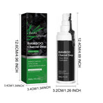 Toothpaste bottle and box shown with measurement callouts indicating height and diameter