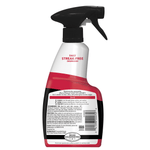Rear view of Weiman Cook Top spray bottle showing directions, barcode and product information label