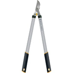 Woodland bypass lopper isolated on white background showing full handles, rubber grips and bypass cutting blade