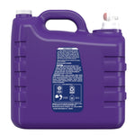 Rear view of a purple XTRA detergent jug showing the back label and directions panel