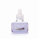 Single lavender-hued Yankee Candle ScentPlug refill bottle shown on a white background with clear plastic cap and label.