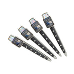Four black Yankee Candle vent sticks laid flat, each with a small label showing the Midsummer's Night artwork