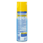 Rear label view of a Zep oven & grill cleaner aerosol can showing instructions and safety text.