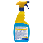 Rear view of Zep Foaming Shower, Tub & Tile Cleaner bottle showing product label and usage instructions