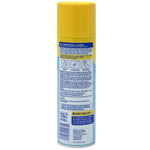 Rear view of Zep foaming wall cleaner aerosol can showing product information, warnings and barcode