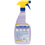 Rear view of a purple Zep Home Pro Miracle Grout spray bottle showing product directions and label text