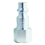 Zinc-plated metal pneumatic coupler with hexagonal female 1/4 NPT threaded base